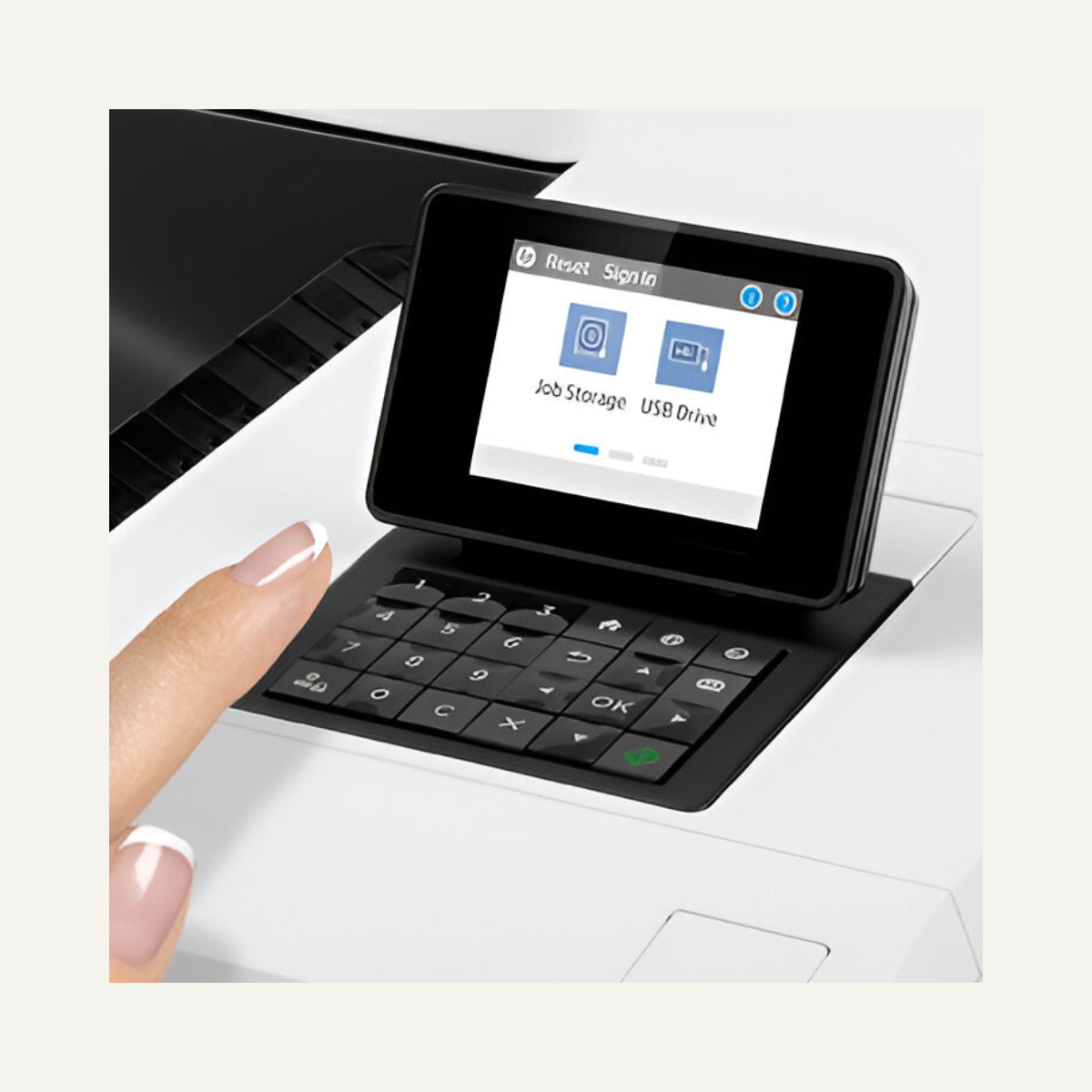 Impresora HP LaserJet Enterprise M507dn