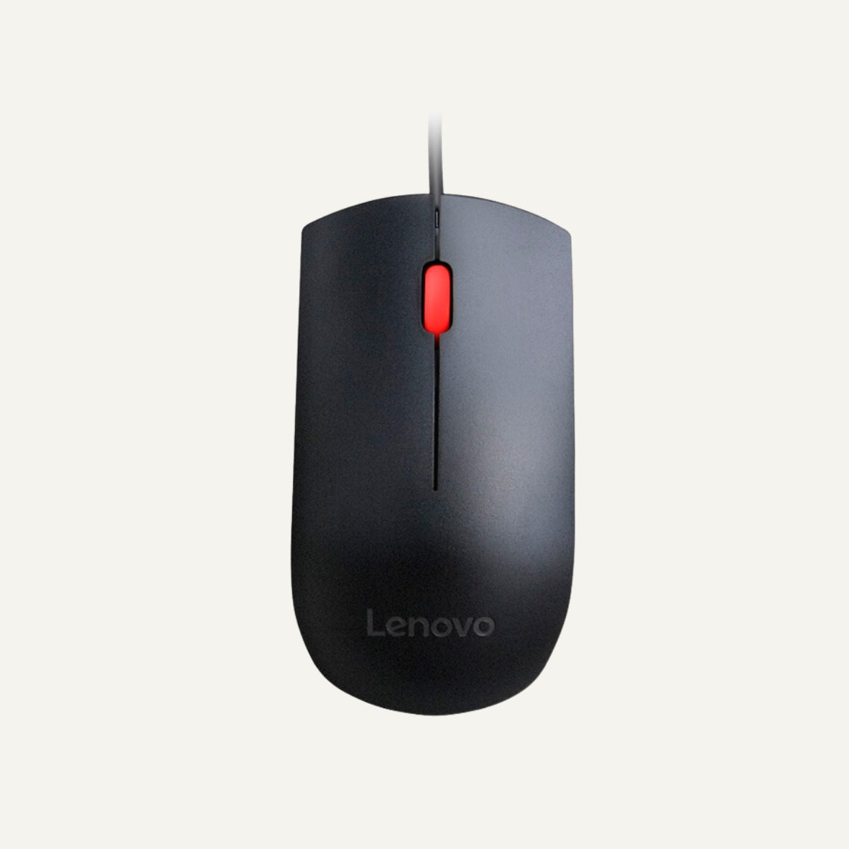 Mouse óptico Lenovo Essential, 1600 dpi, USB, Negro