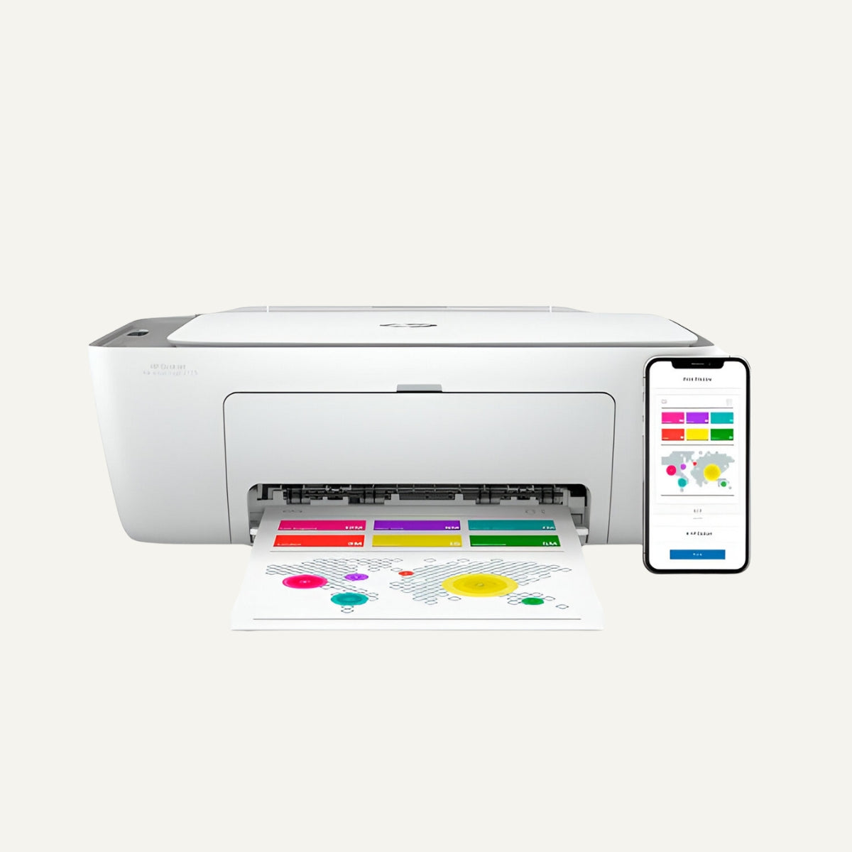 Impresora de inyección de tinta multifunción HP Deskjet 2775 Inalámbrico