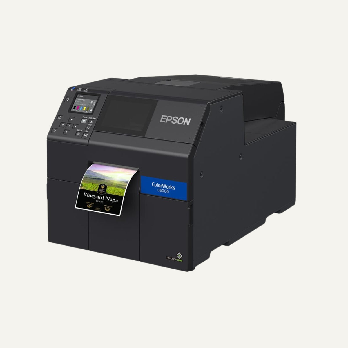 Impresora de Etiquetas Epson ColorWorks CW-C6000AU (con Cortador Automático) Resolución : 1200dpi x 1200dpi - Ancho de impresión: Hasta 4"