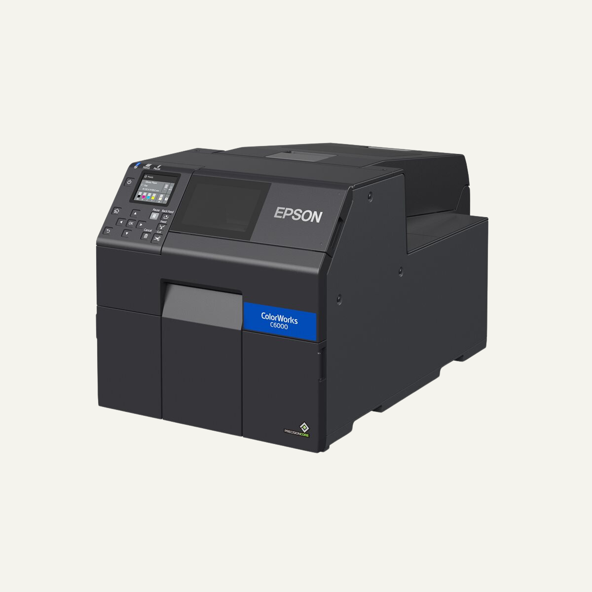 Impresora de Etiquetas Epson ColorWorks CW-C6000PU (peeler-and-present) Color - 1200 x 1200 dpi - 212mm (8.35") Ancho de Impresión - Automático Cortante