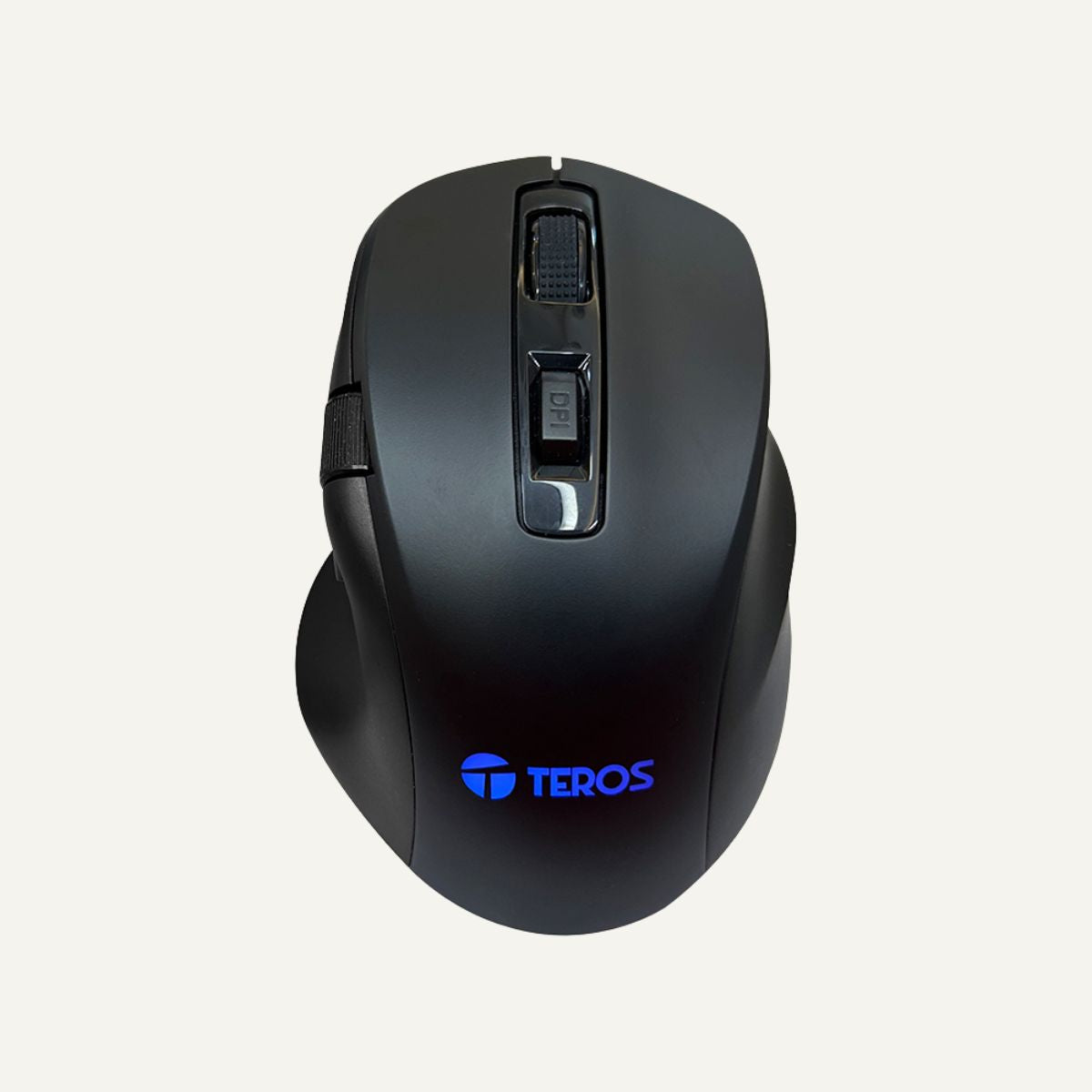 Mouse óptico gamer TEROS TE-5168N, 7 botones, 6400 DPI, RGB, negro
