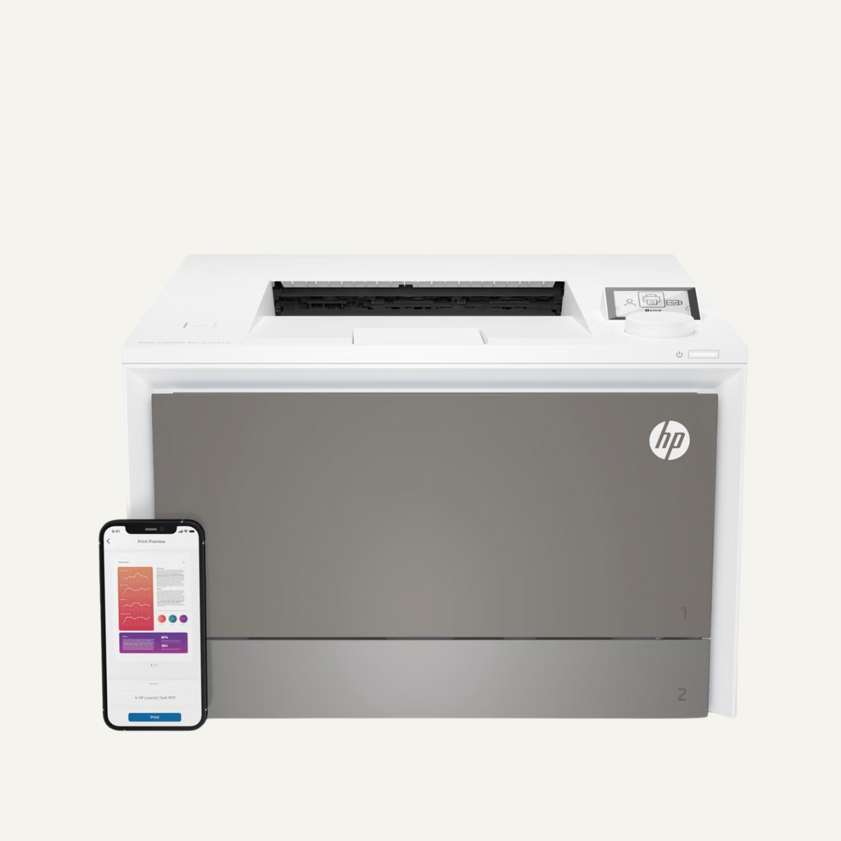 Impresora Láser Inalámbrico De Escritorio HP LaserJet Pro 4203dw - Color - 35 ppm Mono/ 33 ppm de impresión en color - 600 x 600 dpi - Automático - Ethernet - LAN inalámbrica