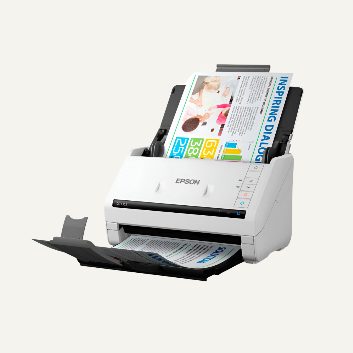 Escáner de documentos Epson DS-530 II, USB 3.0 de alta velocidad