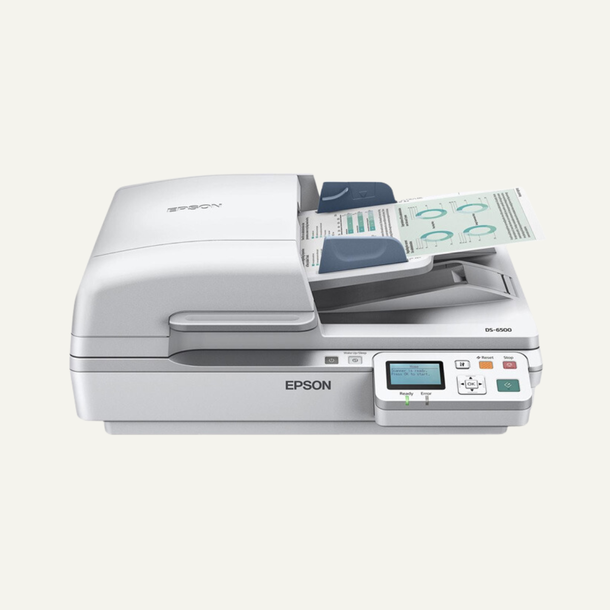 Escáner Epson WorkForce DS-6500, resolución 1200 dpi