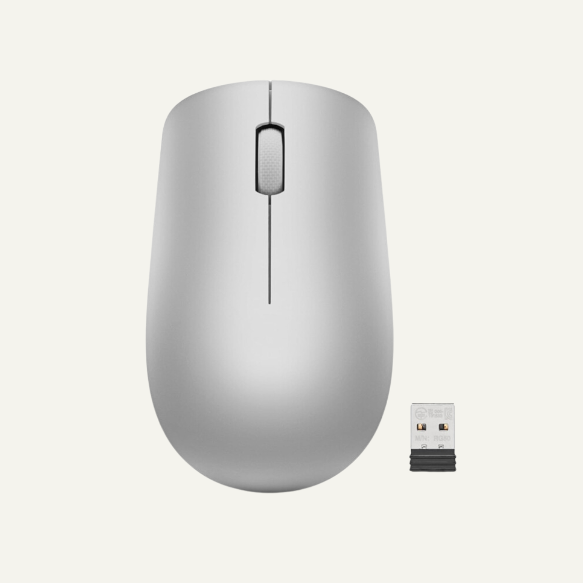 Mouse Lenovo 530, Inalambrico 2.4GHz (Receptor Nano USB), Ambidiestro, Sensor optico