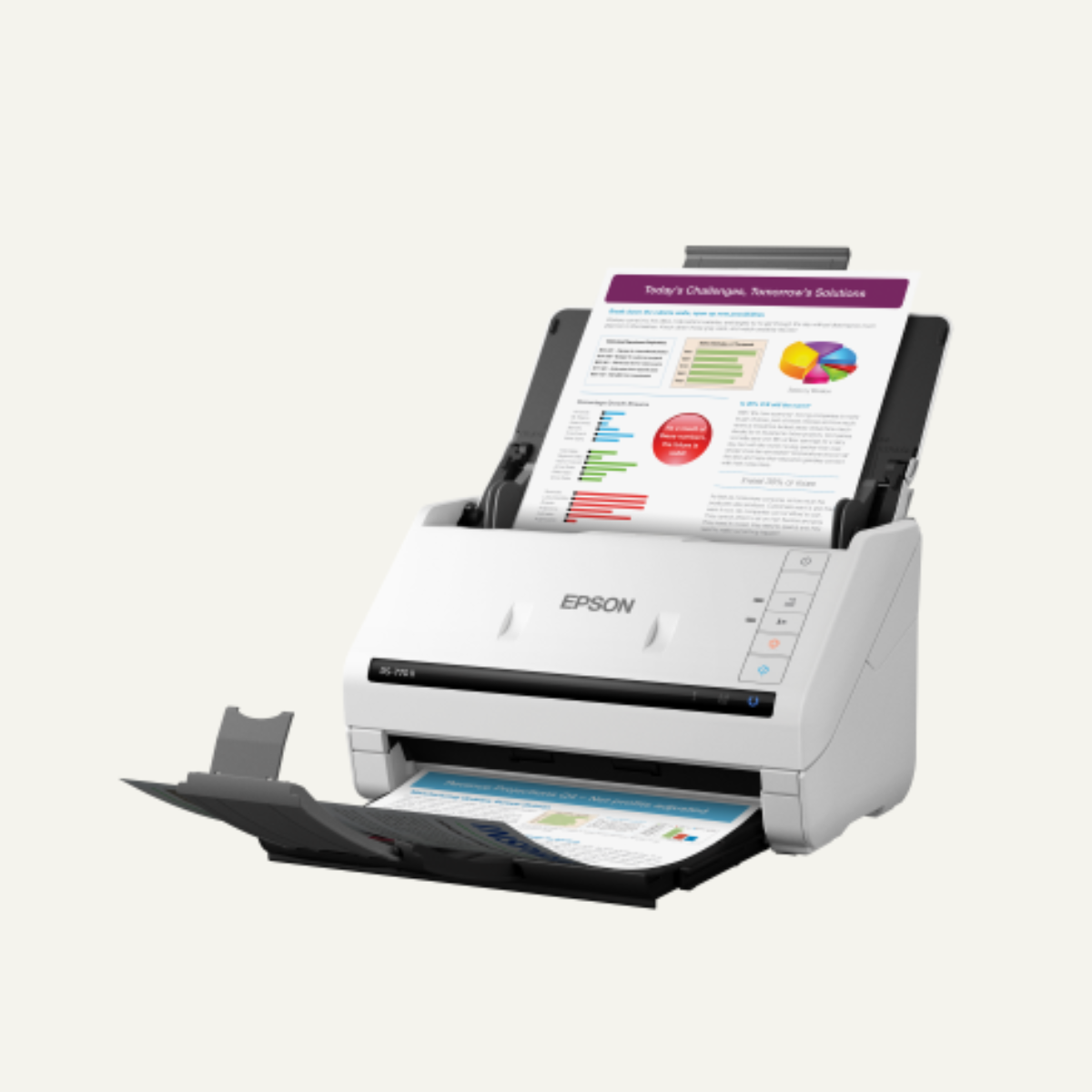 Escáner de documentos Epson DS-770 II USB 3.0 de alta velocidad, Sensor Optico Color (CIS)