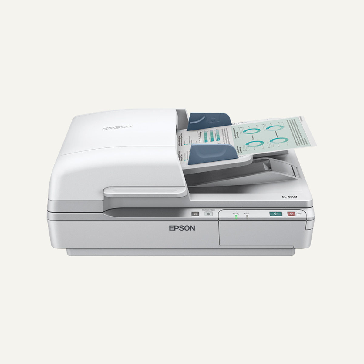 Escáner Epson WorForce DS-7500.Resolución cama plana 1200 dpi / ADF 600 dpi
