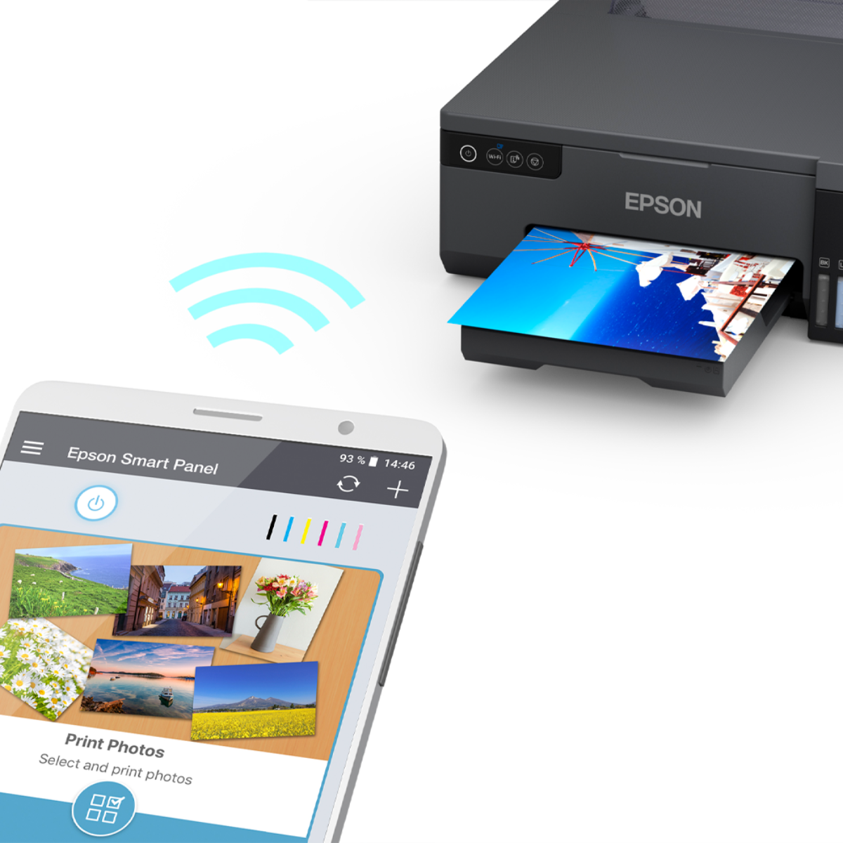 Impresora Fotografica Epson Ecotank L8050, PVC/CD/DVD, USB, Wi-Fi, Wi-Fi Direct